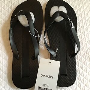 Earthing | Shoes | Earthing Grounders Flip Flops Black Size  display picture 1